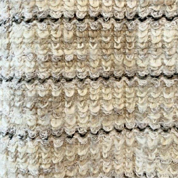 Lucky Brand Moto Jacket Beige Boucle Size Small - Picture 7 of 11